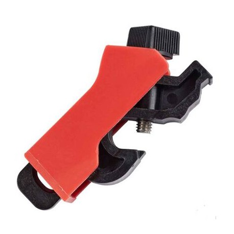 bloqueo interruptor brady de nylon rojo de 1.3 in de alto x 0.5 in de ancho x 2.5 in de profundidad
