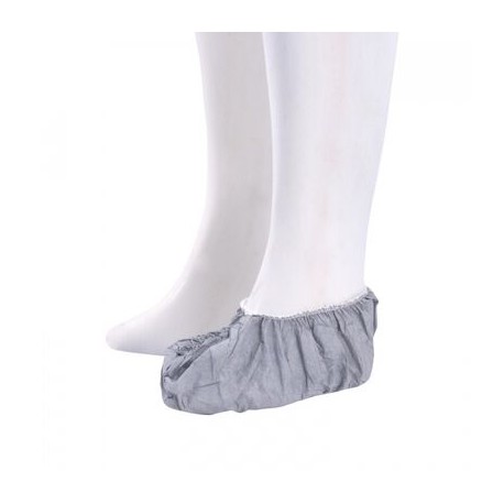 cubre bota dupont tyvek antiderrapante gris con elastico 5 in altura