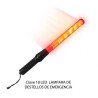 lampara sablon 18led de destellos de emergencia naranja  negro