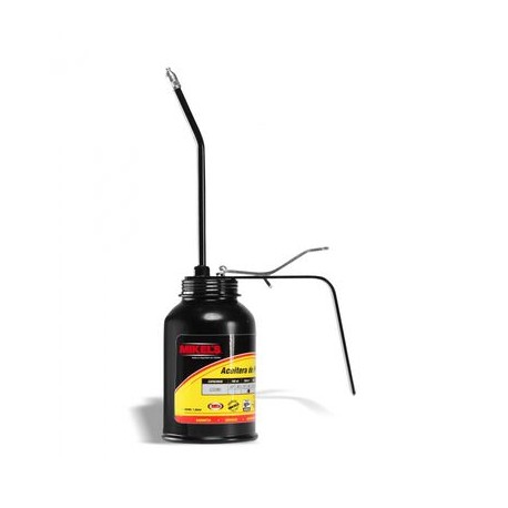 aceitera mikels a2r de presion bote de acero tubo rigido 250 ml
