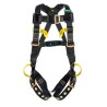 arnes msa workman tipo chaleco parco electrico de nylon negro anillo d en espalda y caderas testandar
