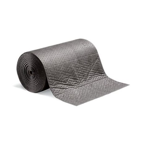 rollo de tapetes absorbentes new pig gris de 24ft ft  x 150ft  tipo heavyweight (8 capas)