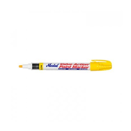 marcador markal valve action 96821 pintura amarillo punto medio 3 mm pieza