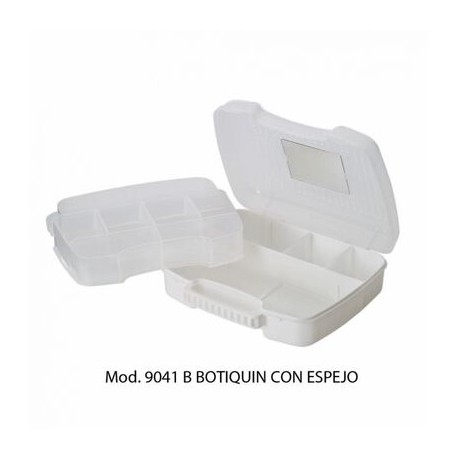 botiquin sablon 9041b c espejo blanco  transparente