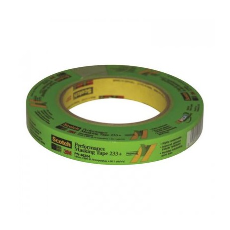 cinta para enmascarar 3m 70006246444 233 verde de 012 mm x 55 m 12in ancho