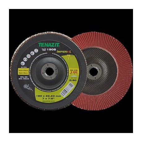 disco austromex 1908 laminado imperial grano ceramico de 180 x 22.23 g80 con respaldo de fibra de vidrio tipo lam b dimension 1